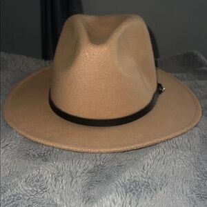 Source Unknown Camel Fedora with Black Band
